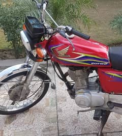 Honda cg 125 red 2017