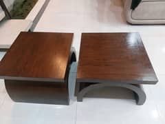 wooden side tables