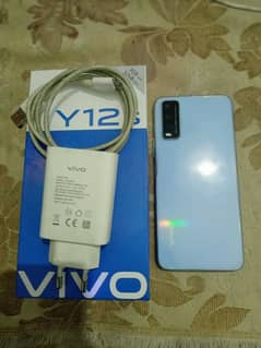 Vivo y12s PTA Approved 3/32 With Box and Original Charger||All Ok