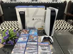 Ps5 fat 825gb with 7 games free  conditon 9/10