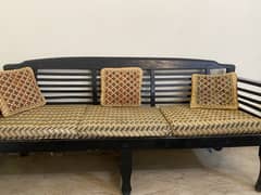 5 seater wooden sofa set