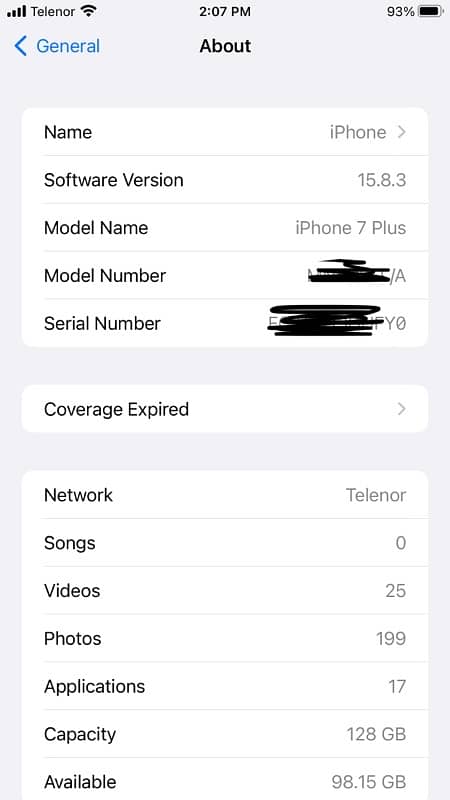 iphone7+  128Gb Pta Approved With Login Charger 3