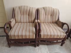 Wooden sofa set