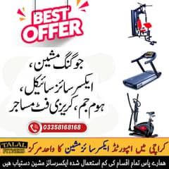 Imported Treadmill Gym And  Branded Exercise Machine Elliptical