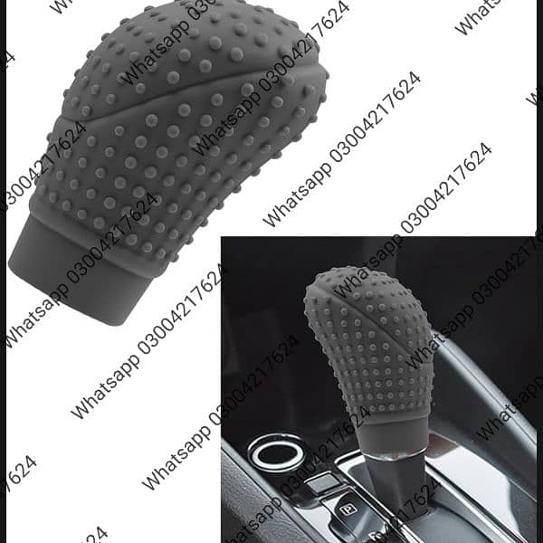 Car Shift Knob Silicone Cover Car Vehicle Round Soft Silicone A 3