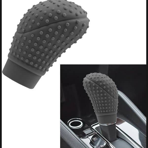 Car Shift Knob Silicone Cover Car Vehicle Round Soft Silicone A 4