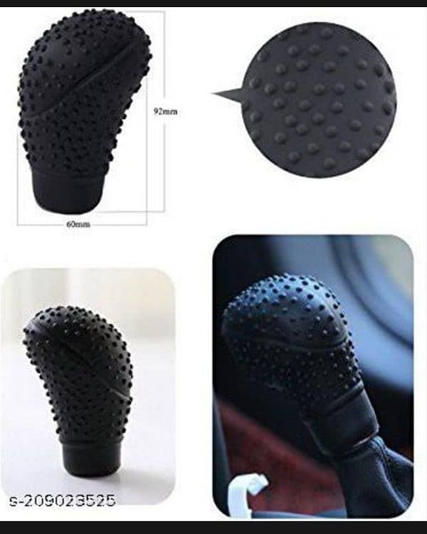 Car Shift Knob Silicone Cover Car Vehicle Round Soft Silicone A 5