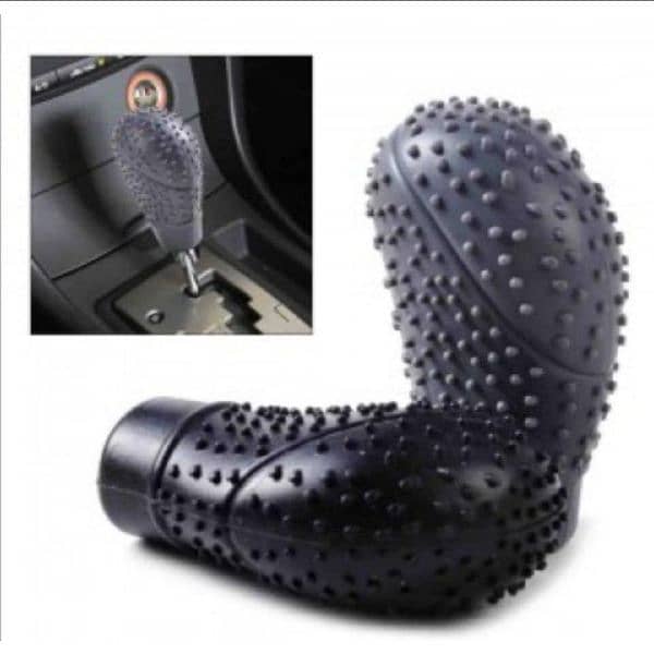 Car Shift Knob Silicone Cover Car Vehicle Round Soft Silicone A 10