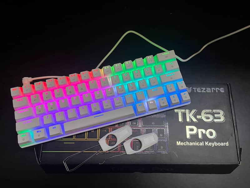 Tezarre Tk63 Wireless & Wired Mechanical Keyboard 3