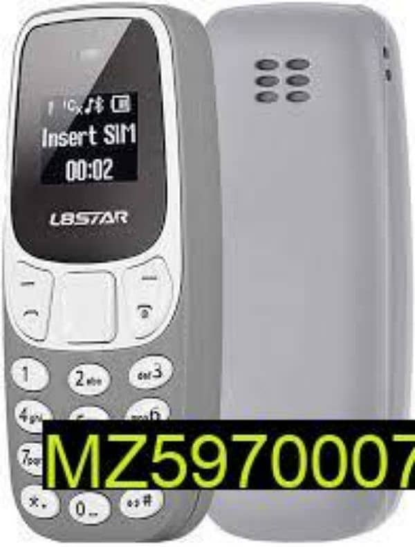 BM10 Mobile Phone, Grey 0