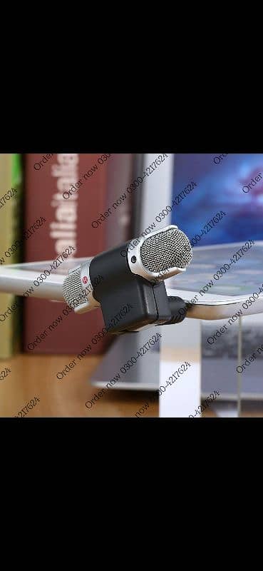 Mini Digital Head phone Mic 3.5mm Stereo Microphone  mobile 2