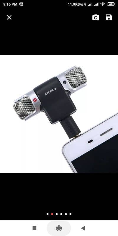 Mini Digital Head phone Mic 3.5mm Stereo Microphone  mobile 7