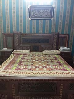 Wooden Bed Set