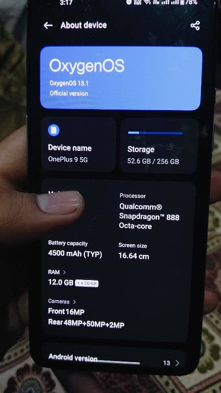 OnePlus 9  12/256  non Pta 4