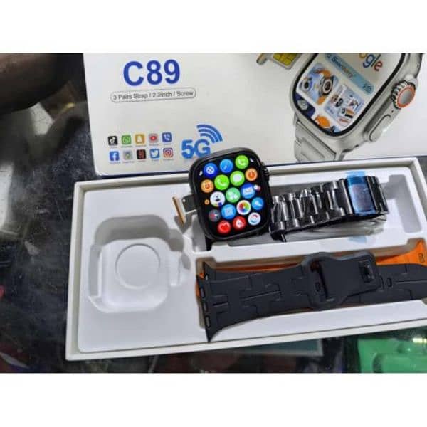 TK8|TK5|C92|DW89 Ultra 4G Smartwatch Android Fast Sim Supported Watch. 5