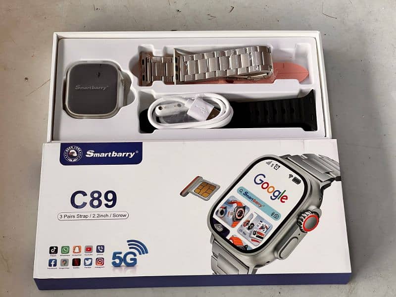 TK8|TK5|C92|DW89 Ultra 4G Smartwatch Android Fast Sim Supported Watch. 7