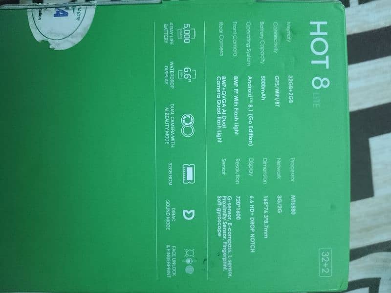 Infinix hot 8 lite 6