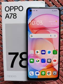 Oppo A78 10/10 Condition 8+4/256GB