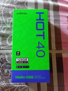 Infinix hot 40  8 128  black colour