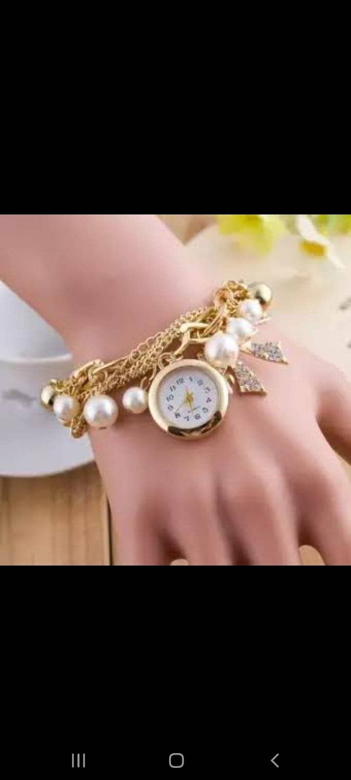 Pearl Bracelet Style Watch 2