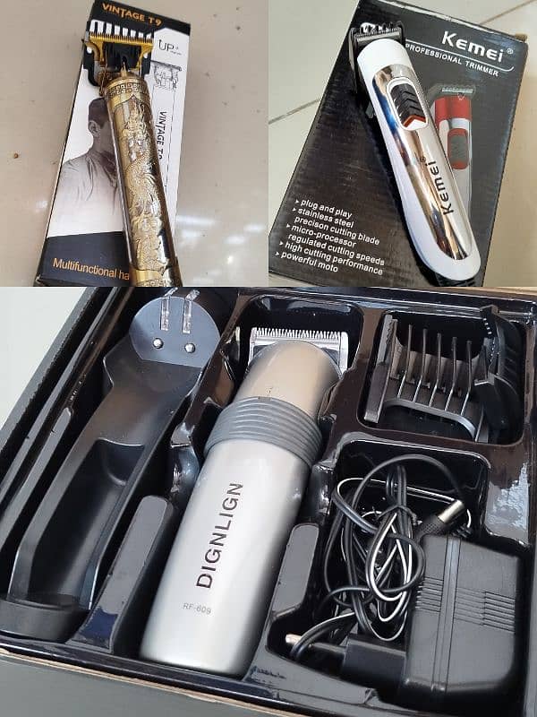 3 Genuine Hair Trimmers Deal (actual price Rs. 9,500) 0