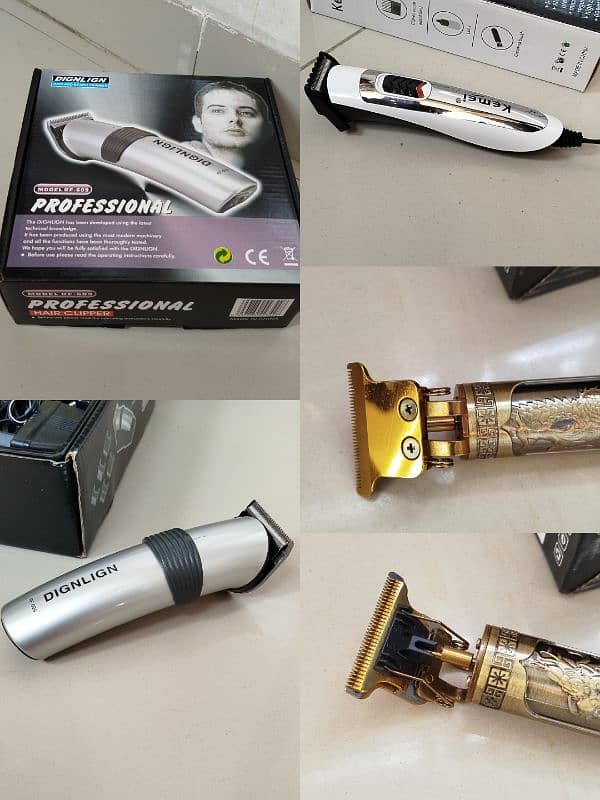 3 Genuine Hair Trimmers Deal (actual price Rs. 9,500) 1