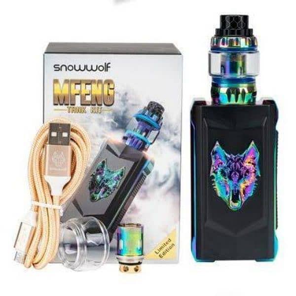 SnowWolf MFENG 200 Watt Starter Vape Pod Mod Kit 2