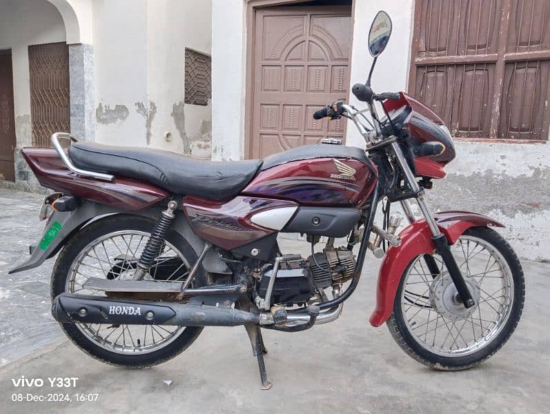 Honda Prider 2014 Model With Golden Number 1