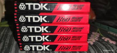 Sealed Tdk cassette tapes.