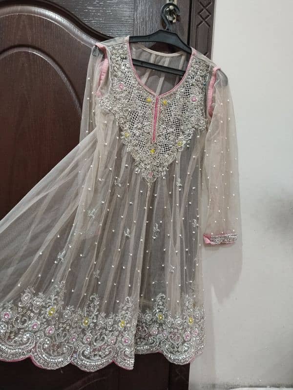 2 peice embroidered formal dress 0