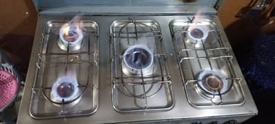 Five Burner cooking range