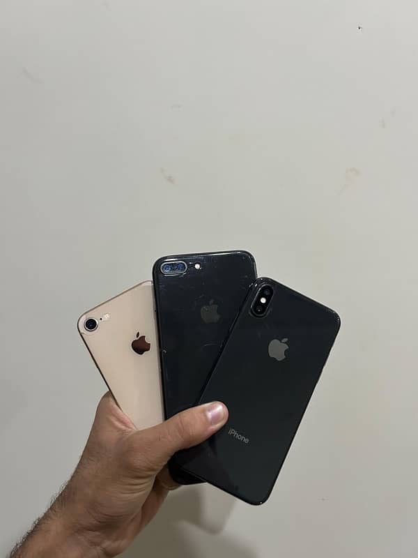 iphone xs, 8plus, 8 2