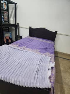 Single bed with mattress