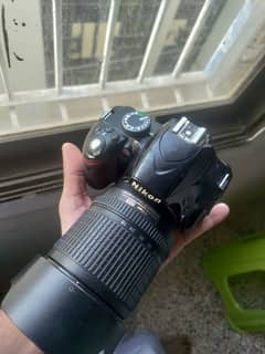 Nikon d3200 with 18-135mm