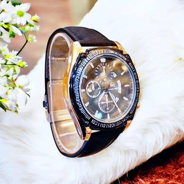 Men's Water Resistant Quartz Chronograph Watch is available in stock 0