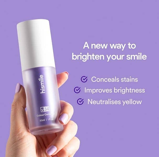 "Best Teeth Whitening Colour Corrector - HIsmile V34 for Yellow Teeth" 2