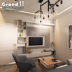 2 Bed Luxury Apartment Fully Family Oriented Booking Starts From 12 Lac Only In Grand 11 Bahria Town Lahore