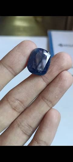 Beautiful Natural Afghanistan Blue Sapphire 24 CT certified