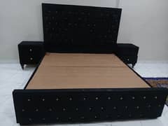 Bed wirh side tables and dressing for sale only few month used