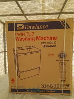 Dawlance DW 7500 Washing Machine – Brand New and Sealed