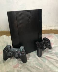 Ps3 Ultra Super Slim 500Gb Jailbroken Edition Console With 2 Controler