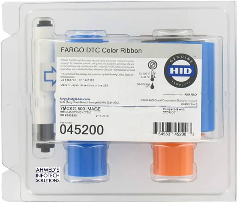 HDP5000 COLOR RIBBON (YMCK) Part No. 084051 - 500 IMAGES 1