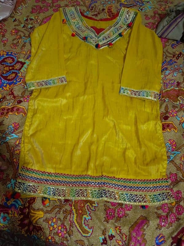 yellow kurti 0