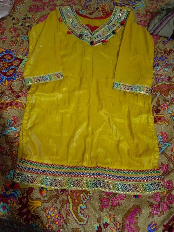 yellow kurti 1