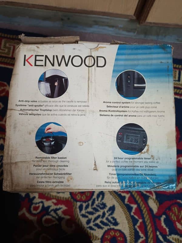 kenwood coffee maker machine brand new. 3