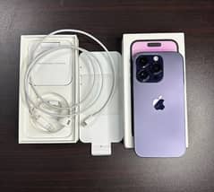 iPhone 14 Pro with complete box (Dual Physical Sims Variant)