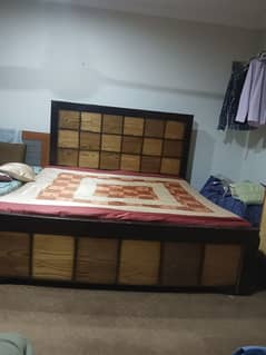 with mattress good condition bed 03155141289