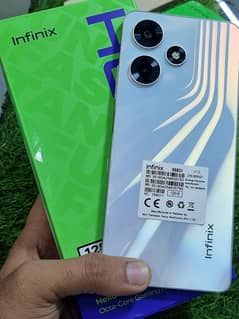 INFINIX HOT 8/128 NOT A SINGLE SCRATCH COMPLETE ACCESSORIES WITH BOX