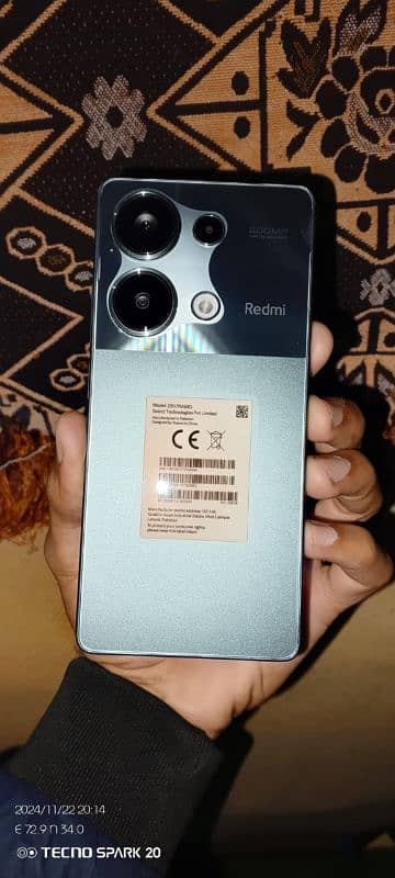 Redmi not 13 pro complete box. 2