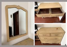 Dressing table and mirror | Rs. 15K | 9/10 | Cantt Lahore